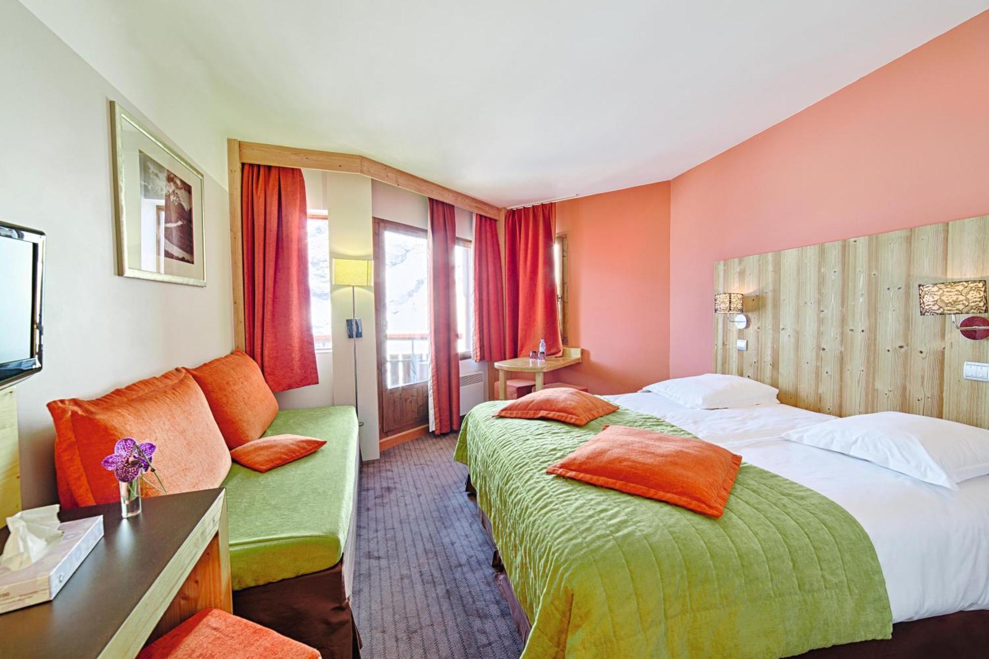 Hotel Les Bruyeres Les Menuires Rom bilde
